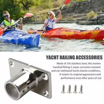 Монтаж поручня для лодки, кронштейны для крепления поручня для яхты из нержавеющей стали для морской лодки, лодочная рука 22mm