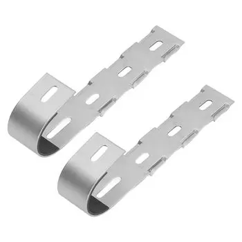 Монтаж солнечной панели, широкое применение, простая установка, держатель солнечной панели, нержавеющая сталь, 2 шт., кронштейн для автофургона, устойчивый к ржавчине