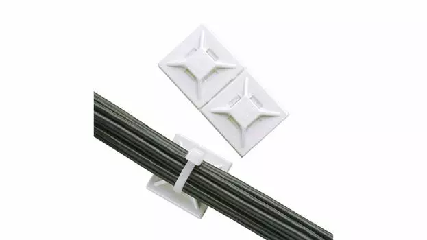 Монтажная база Panduit с акриловой клейкой лентой, белая, 500 шт. ABMM-AT-D