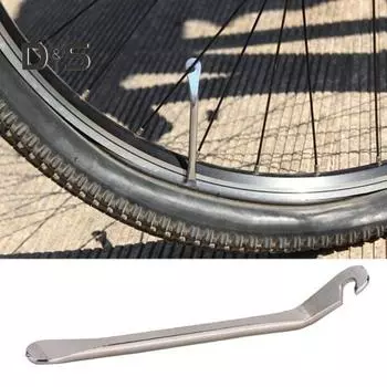 Монтажная лопатка для велосипедных шин Эргономичный легкий универсальный MTB шоссейный горный велосипед Инструменты для снятия и замены шин Аксессуары для ремонта велосипедов серебряный