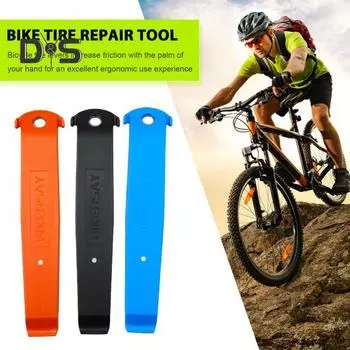 Монтажная лопатка для велосипедных шин, прочная, легкая, универсальная, для горного велосипеда, шоссейного, горного, велосипеда, инструменты для снятия шин, аксессуары для ремонта велосипеда чёрный
