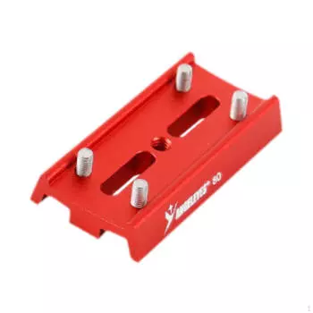 Монтажная пластина «ласточкин хвост» для телескопических принадлежностей, простая установка, длина 3,15 дюйма красный