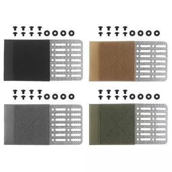 Монтажная платформа Molle, подвесная боковая пластина для расширения груди, жилет, композитная пластина для нагрудника для походов на открытом воздухе чёрный