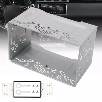 Монтажная рама головного устройства радио, универсальная автоматическая панель, комплект для крепления на приборной панели, коробка для автомобильного DVD-плеера 2Din, аксессуары для салона, комплект фитингов 2Din