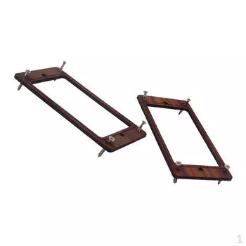 Монтажное кольцо звукоснимателя из палисандра с винтами для деталей гитары