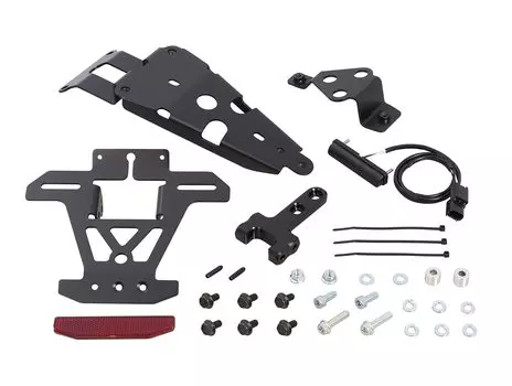 Монтажные утки для безкрылого комплекта KITACO 125, соответствующие новым стандартам номерных знаков 2021 года (Номер Остаться) (JB04/JB06) 691-1320000 чёрный