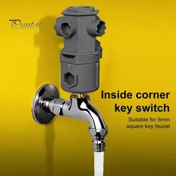 Монтажный ключ для крана, раковины, многоцелевой сантехнический инструмент для ванных комнат, кухонь, компактный ключ для установки крана, универсальный ключ для раковины A