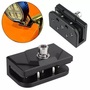 Монтажный кронштейн для светодиодных рабочих фонарей, рабочая эстакада с гаечными ключами для внедорожного грузовика, регулируемый, 2 шт., кронштейны для канавных фонарей, крепление на капот, универсальное 1 Pair