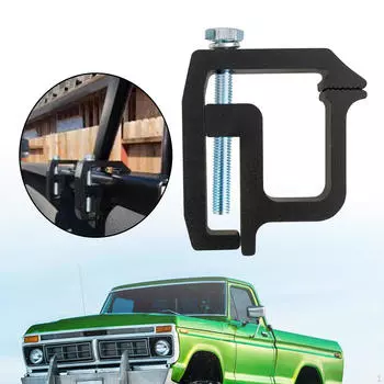 Монтажный зажим для крышки грузовика Camper Shell Черная стойка для лестницы Прочный топпер