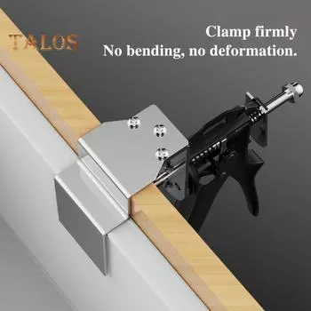 Монтажный зажим для передней панели ящика, зажим для фиксации ящика, нержавеющий, универсальный, простой в использовании, регулируемый, устойчивый, мебельный столярный зажим чёрный