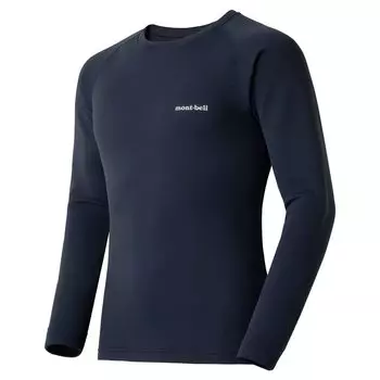 [Монтбелл] Geoline EXP. Рубашка с круглым вырезом мужская темно-синяя (NV) #1107712 (M)