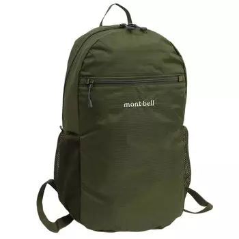 [Montbell] Сумка для мужчин и женщин, Рюкзак, Рюкзак, Формат A4, Складной рюкзак, Нейлон, Компактный, Легкий рюкзак 15, 1133470 (хаки (KH))