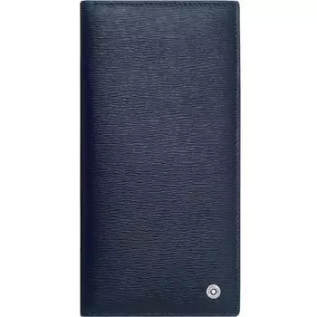 Montblanc Westside Blue Cowhide Leather 118659 Длинный кошелек унисекс
