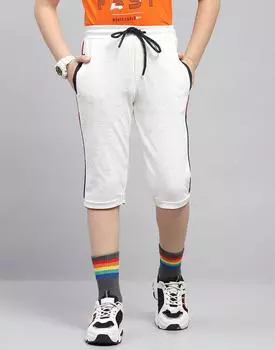 Monte Carlo Boys Off White Printed Capri 4 Years