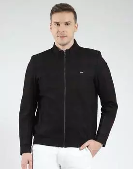 Monte Carlo Men s Checkered Winter Jacket | Regular Fit | Full Sleeve Coat with Mock Neck & Zipper Closure For Men s XXL