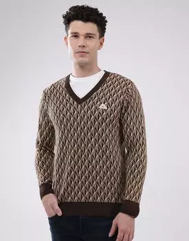 Monte Carlo Men s V Neck Full Sleeve Pullover M