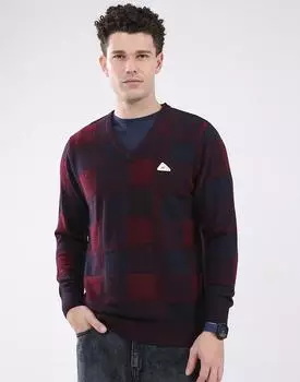 Monte Carlo Men s V Neck Full Sleeve Pullover M