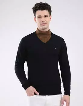 Monte Carlo Men s V Neck Full Sleeve Pullover M