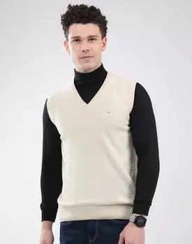 Monte Carlo Men s V Neck Sleeveless Sweater L