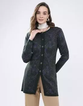 Monte Carlo Women s Round Neck Full Sleeve Cardigan 2XL