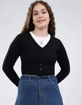 Monte Carlo Women V Neck Full Sleeve Cardigan M