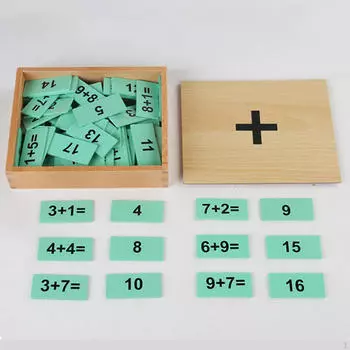 Монтессори Детские Математические Игрушки Ментальная Арифметика Ящик Многоцелевой Для Класса Addition