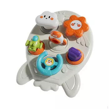 Монтессори-сенсорная игрушка-руль, многофункциональная бизиборд для