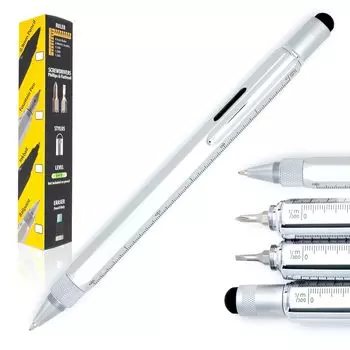 MONTEVERDE One Touch Stylus Tool Pen Серебряная ручка с отверстием 1919375 серебряный