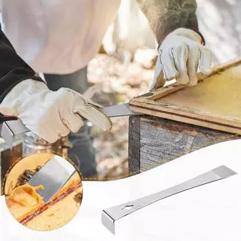 Монтировка из нержавеющей стали, Карманный металлический скребок для снятия гвоздей, Плоский стержень, Практичный инструмент для удаления клина, Сверхмощный скребок для монтировки, серебряный