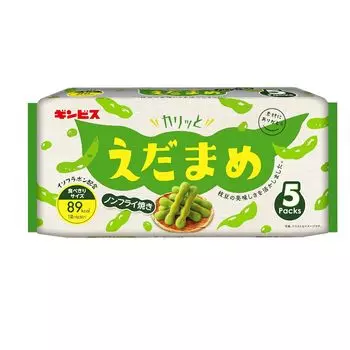Montoire Ginbis Crispy Edamame 5P 90 г x 12 пакетиков