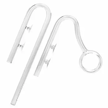 Mony Lily Pipe Aquarium Fish Tank Set Aeration Tropical Fish Tank Clear Glass Water Absorbing Water Output Spin Pipe для всасывания шланга 12/16 мм (с