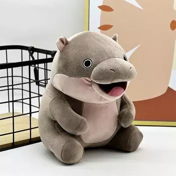 Moo Deng Hippo плюшевая кукла плюшевые игрушки мягкие игрушки подушки милые дети мальчики девочки рождественские подарки мягкие игрушки подушки A