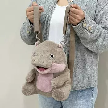 Moo Deng Plush Toys Cute Soft Stuffed Cushion Cartoon Hippopotamus Pillow Home Decor Dolls For Kid Girl Birthday Christmas Gift