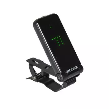 MOOER Тюнер для гитары, клипса, тюнер для гитары, баса, скрипки, укулеле, яркий цветной дисплей, портативный чёрный