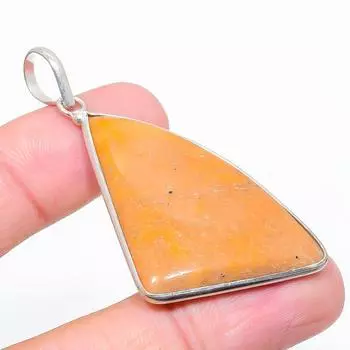 Mookaite Gemstone 925 Sterling Silver Jewelry Pendant 2.48 H1F85 красный