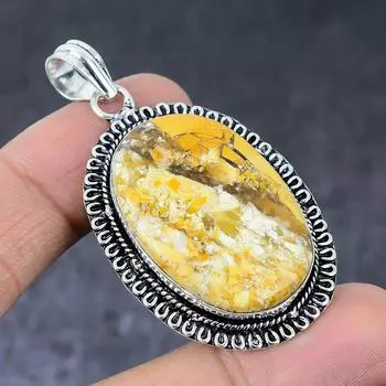 Mookaite Gemstone Handmade 925 Sterling Silver Gift Jewelry Pendant 2.29 e4G37