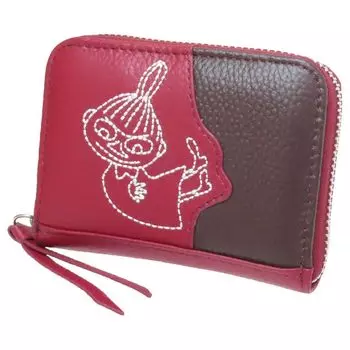 Moomin Little My Genuine Leather Card Pouch Red красный