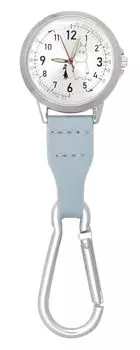 Moomin watch with carabiner (luminous hands) saxophone blue [ST-TSM0011]