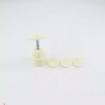 Moon Cake Cookie Mould Ice Skin Mooncake Mould Mooncake Mold Dessert Baking Mould 3D Flowers Stamps B