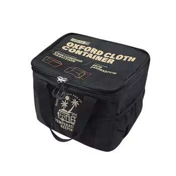 MOON LENCE Multi Gear Case Cooler Box Camping Storage Box Большая вместимость Мягкий контейнер Контейнер Ящик для инструментов Сумка-тоут Держатель для инструментов Outdoor 23L Black