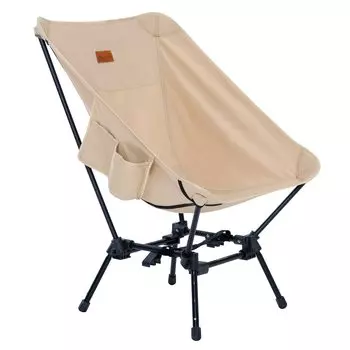 MOON LENCE Уличный стул Allstyle, широкий стул из хлопка, устойчивый к искрам, 4 уровня, регулируемая высота, регулируемый угол наклона, высокая спинка, стул для кемпинга, наземный