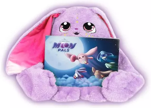 Moon Pals Opal 22 дюйма 5 фунтов утяжеленная плюшевая игрушка для снятия беспокойства, глубокого сна, релаксации, гигантская плюшевая игрушка Hugly утяжеленная мягкая игрушка без запаха утяжеленная мягкая игрушка синий