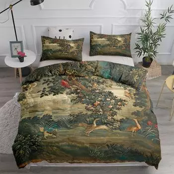 Moon Surface Duvet Cover Set King Queen Double Full Twin Single Size Комплект постельного белья 140x210cm