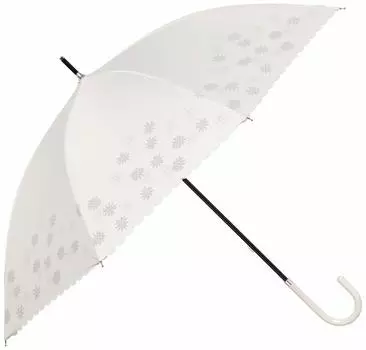 MOONBAT estaa floral for both sun and UV light heat shielding [Moonbat] parasol, pattern, rain, protection, shielding, белый