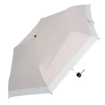 Moonbat Parasol Folding Umbrella Light Blocking Rate UV Protection Heat Shielding Effect Large Size Cut and Join Beige [Cool UV] 99% 99% бежевый