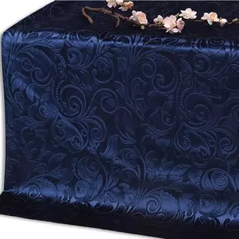 moonfarm 11 цветов на выбор Европейская жаккардовая велюровая ткань Ширина x 1м Немного толстая, примерно. 1.5м (синий)