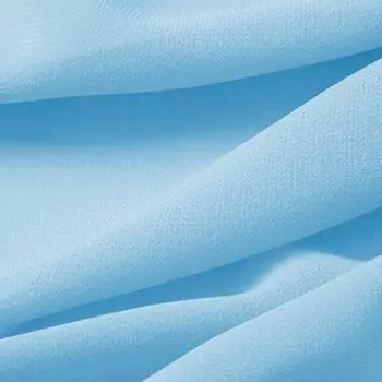 moonfarm 18 цветов на выбор 100D мягкая шифоновая ткань цвет 2 м x ширина тонкая ткань для рукоделия однотонная 1,5 м (Светло-синий)