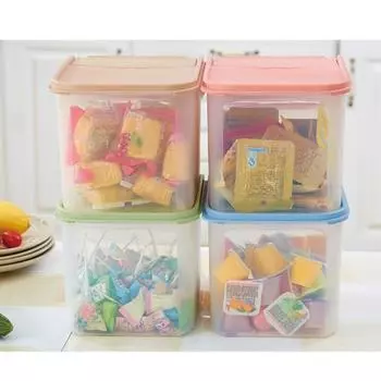 MOONN влагостойкий контейнер для хранения риса, пластиковая кухонная коробка для риса, герметичный органайзер для зерна розовый