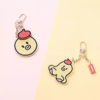 Двусторонний акриловый брелок MOONO (BIG) аксессуары 1.Face