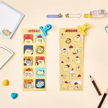 Съемная наклейка-смайлик MOONO Dakku 1.General seal